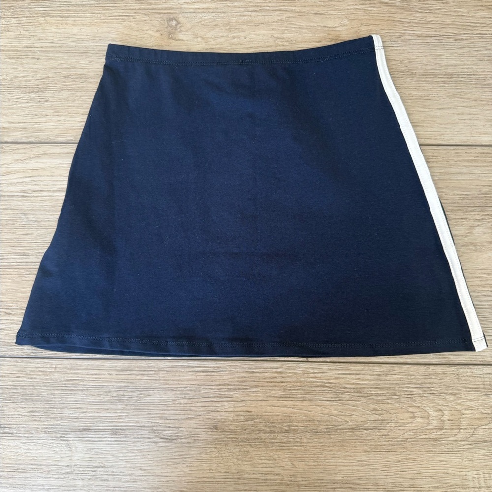 New Cotton On Pull-On Navy White Stripe Active Athletic Skort Skirt XS - Picture 8 of 8
